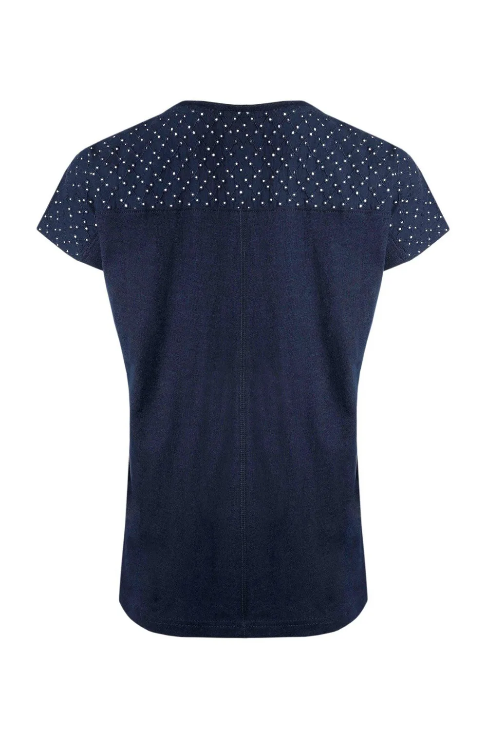Women's Cotton Art Hollow Short Sleeves