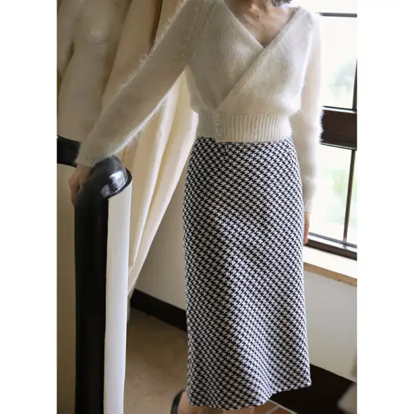 Cozy Light Everyday Casual Straight Skirt