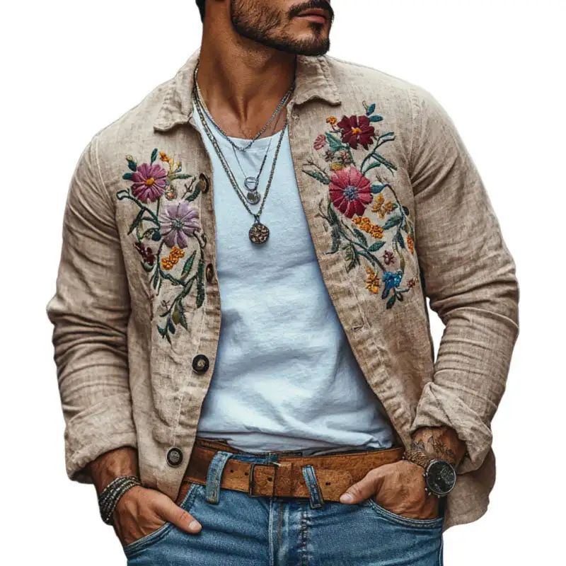 Rugged Work Linen Shirt