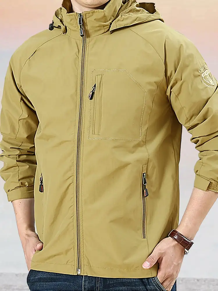 Casual Breathable Outdoor Hooded Jacket