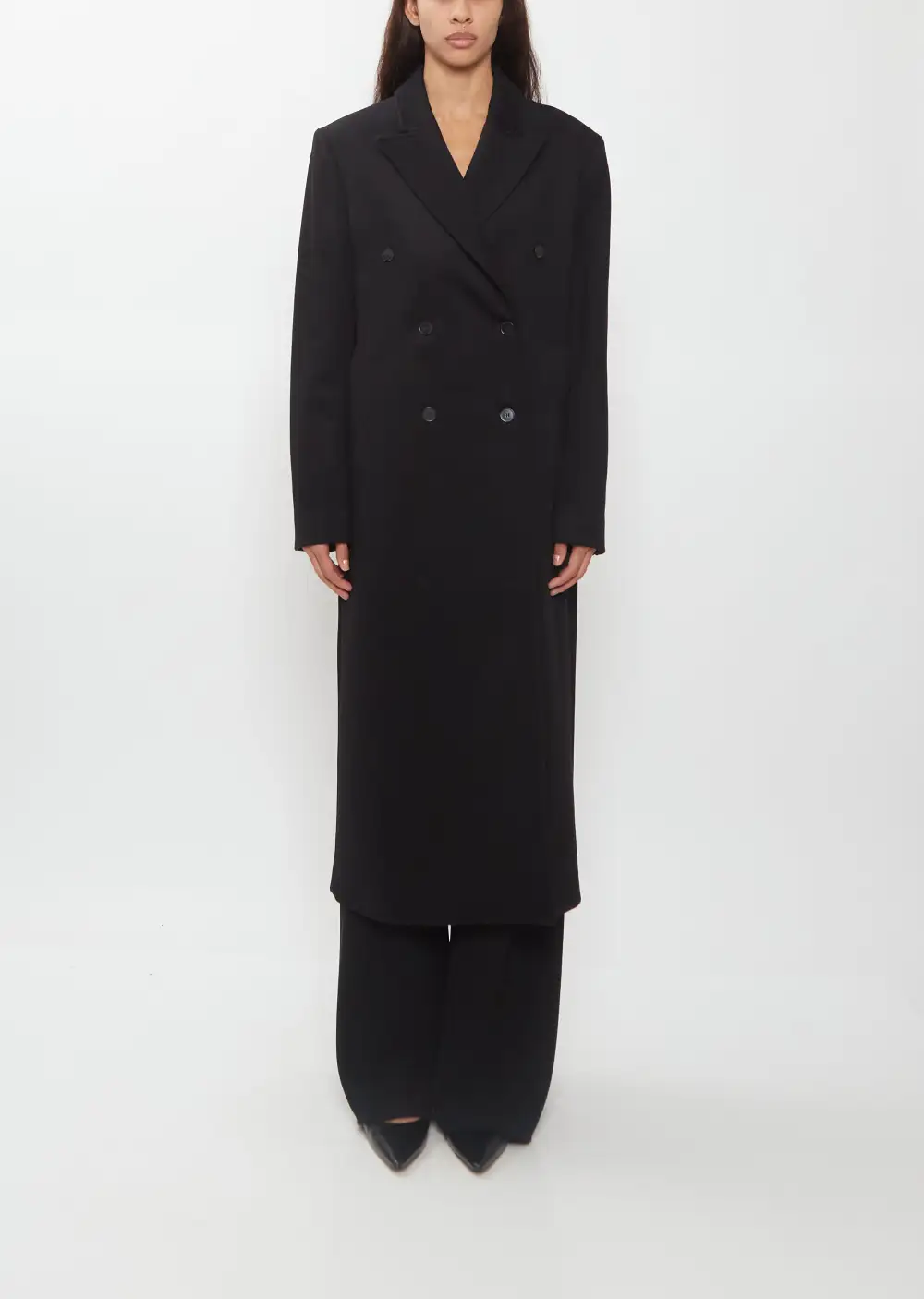 Women's Cashmere Oversized Double Breasted Coat