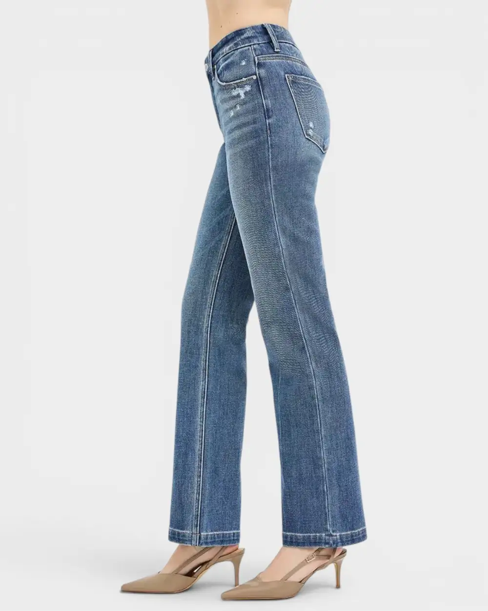 Tummy Control Straight Leg Jeans