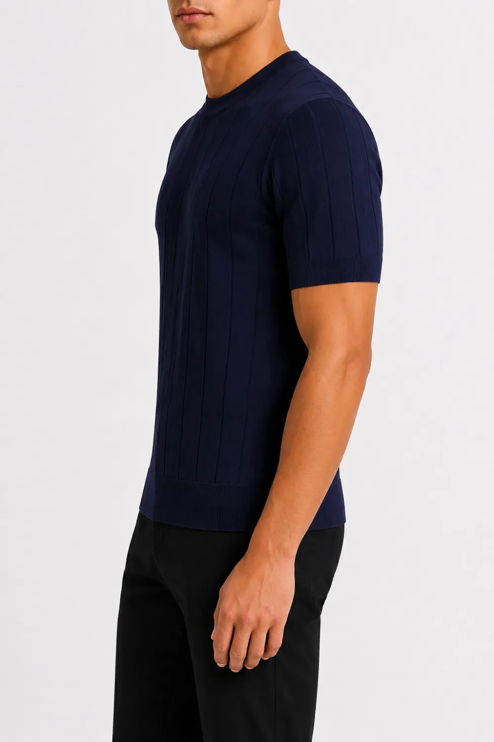 Refined Round Neck Crew Neck T-Shirt