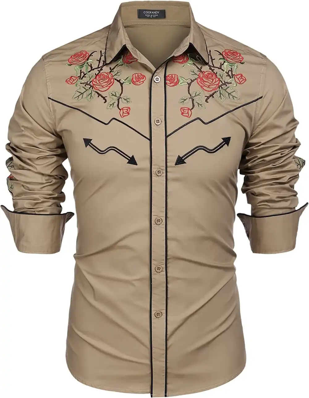 Cotton Button Down Dress Shirt