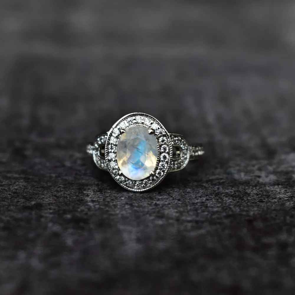 Radiance Moonstone Ring