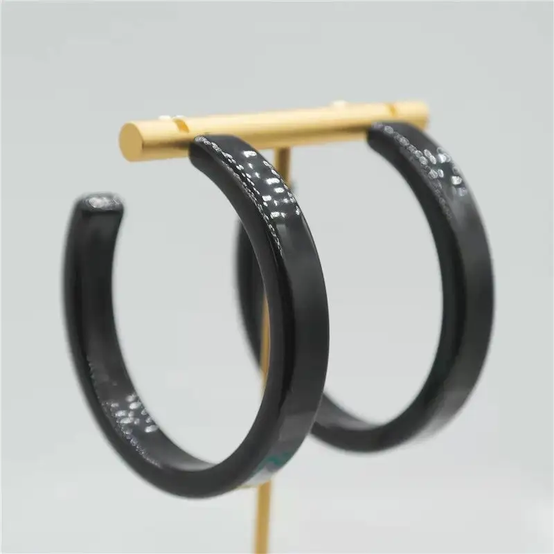 Vintage Acrylic Statement Earrings