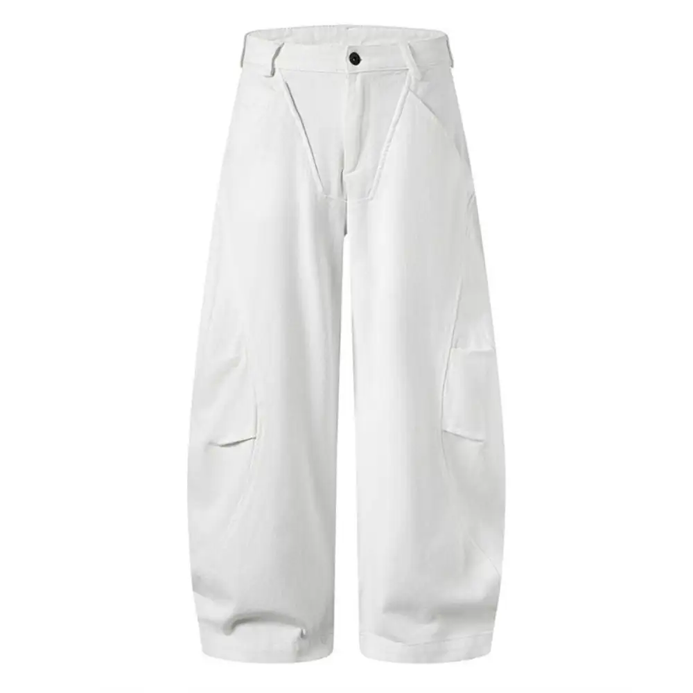 Barrel Leg Men's Trousers