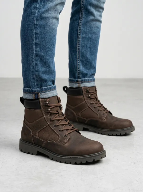 Men's Topographic Work Boots
