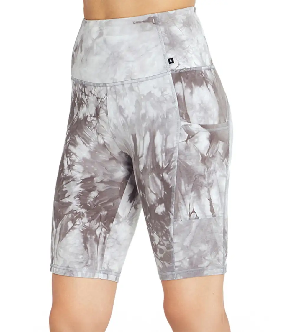 Tie Dye Longline Yoga Shorts