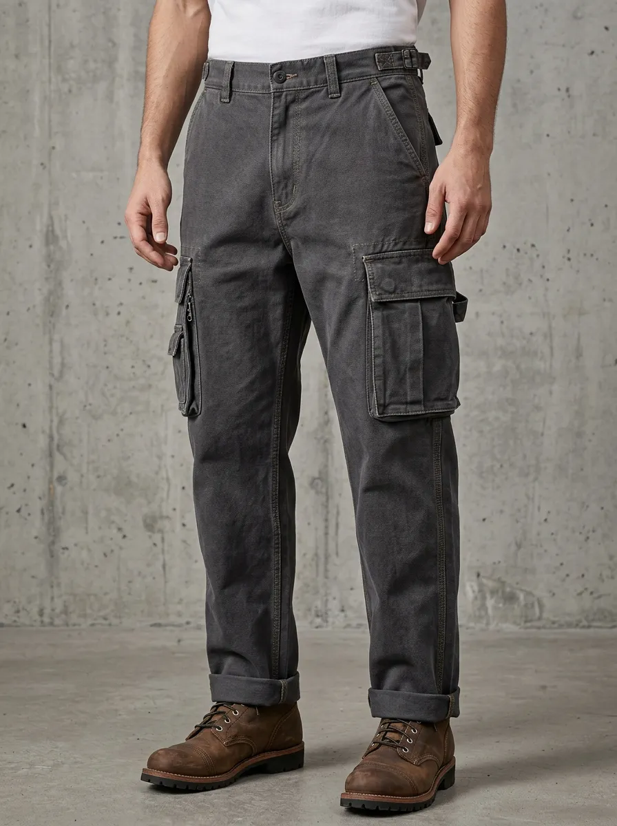 Men's Casual Outdoor Utility Multi-Pocket Cargo Pants