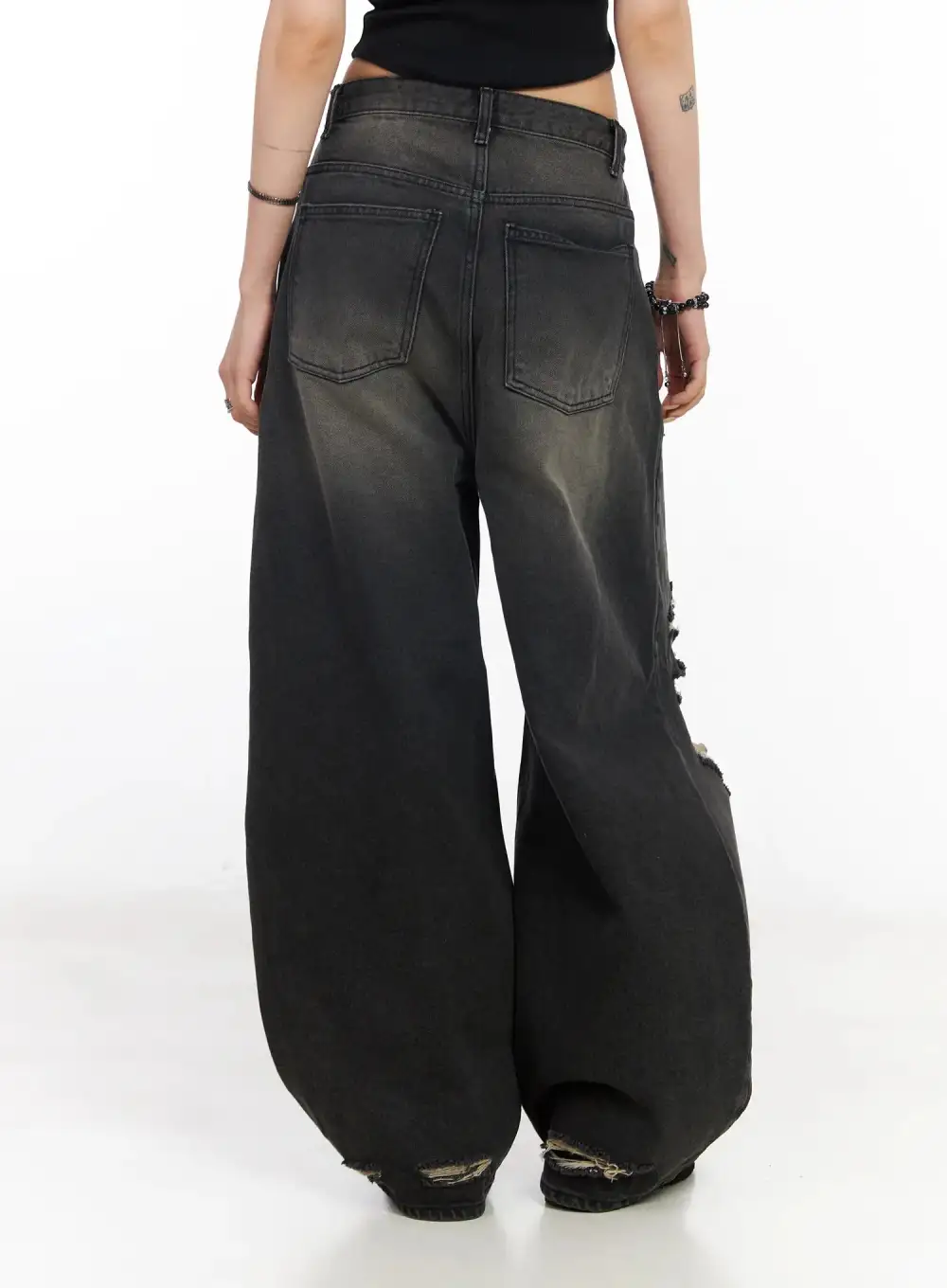 Streetwear Distressed Baggy Jeans