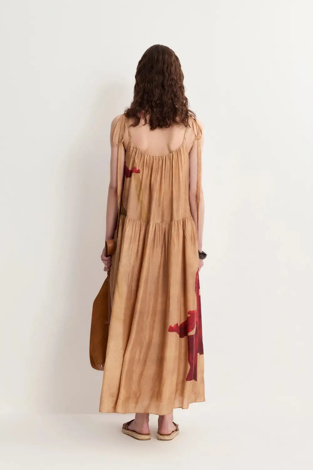 Sleeveless Floral Lyocell Maxi Dress