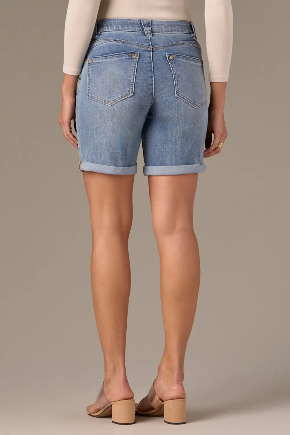 Mid Rise 7-inch Inseam Shorts