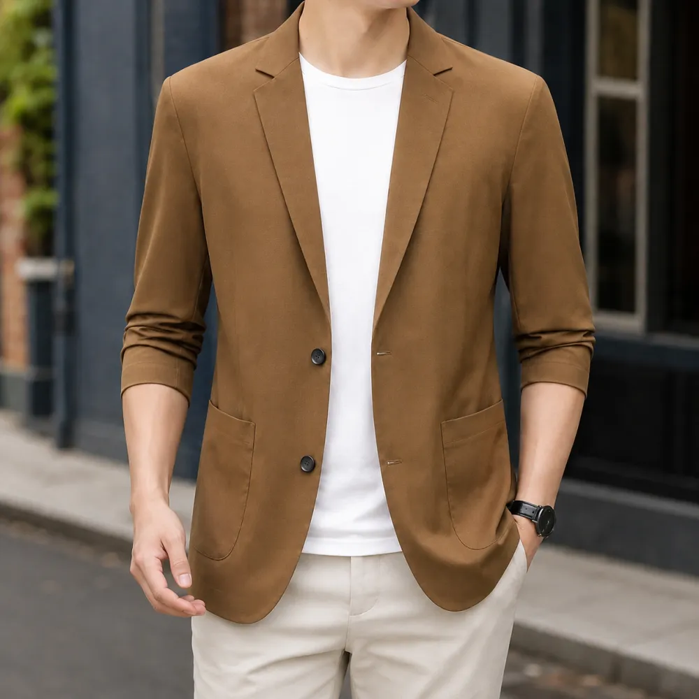 Lightweight Woven Blazer
