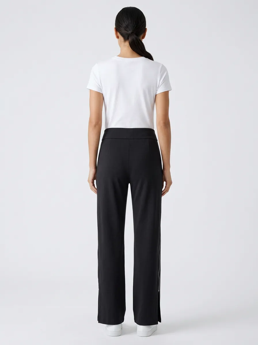 Women's Side-Zip Detail Trousers