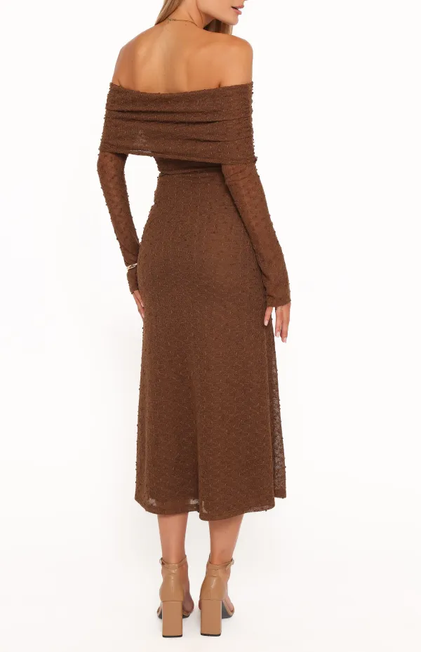 Long Sleeve Knit Midi Dress