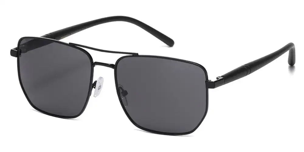 Polished Men's Rectangle Sunglasses