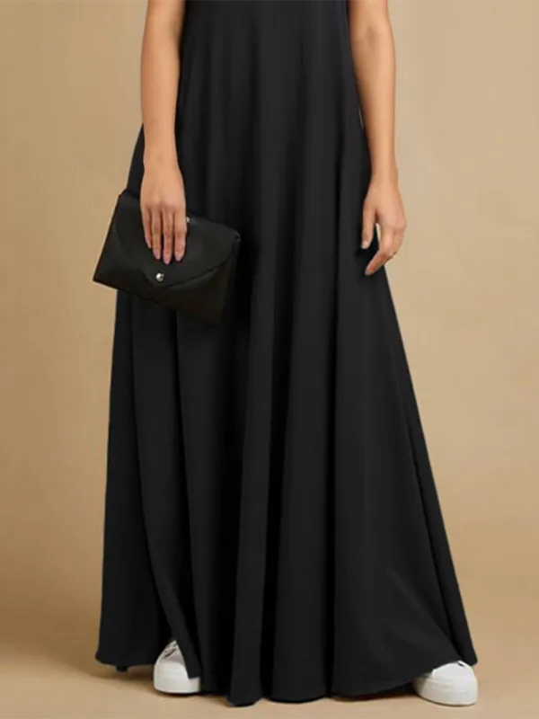 Loose Sleeve Maxi Dress
