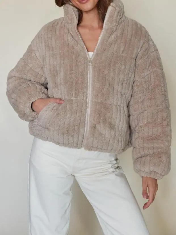 Plush Puffer Jacket