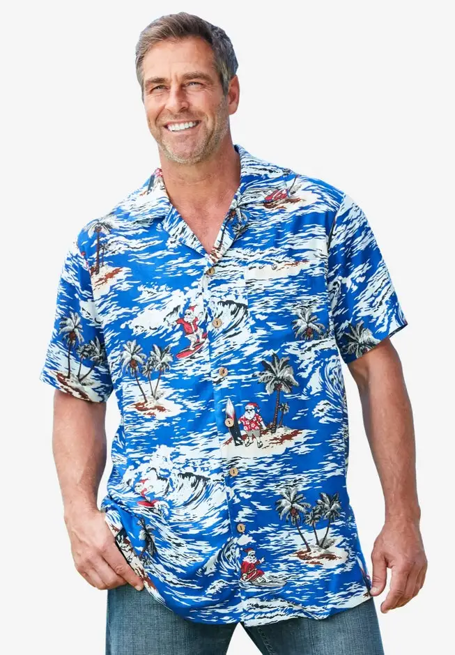 Printed Camp Shirt