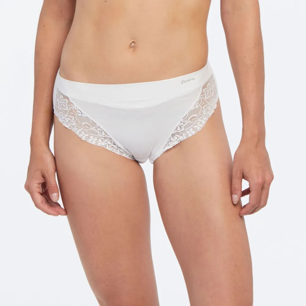 Women's Floral Lace Cotton Brief Panty