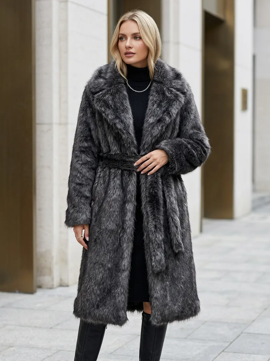 Women's Faux Fur Winter Coat