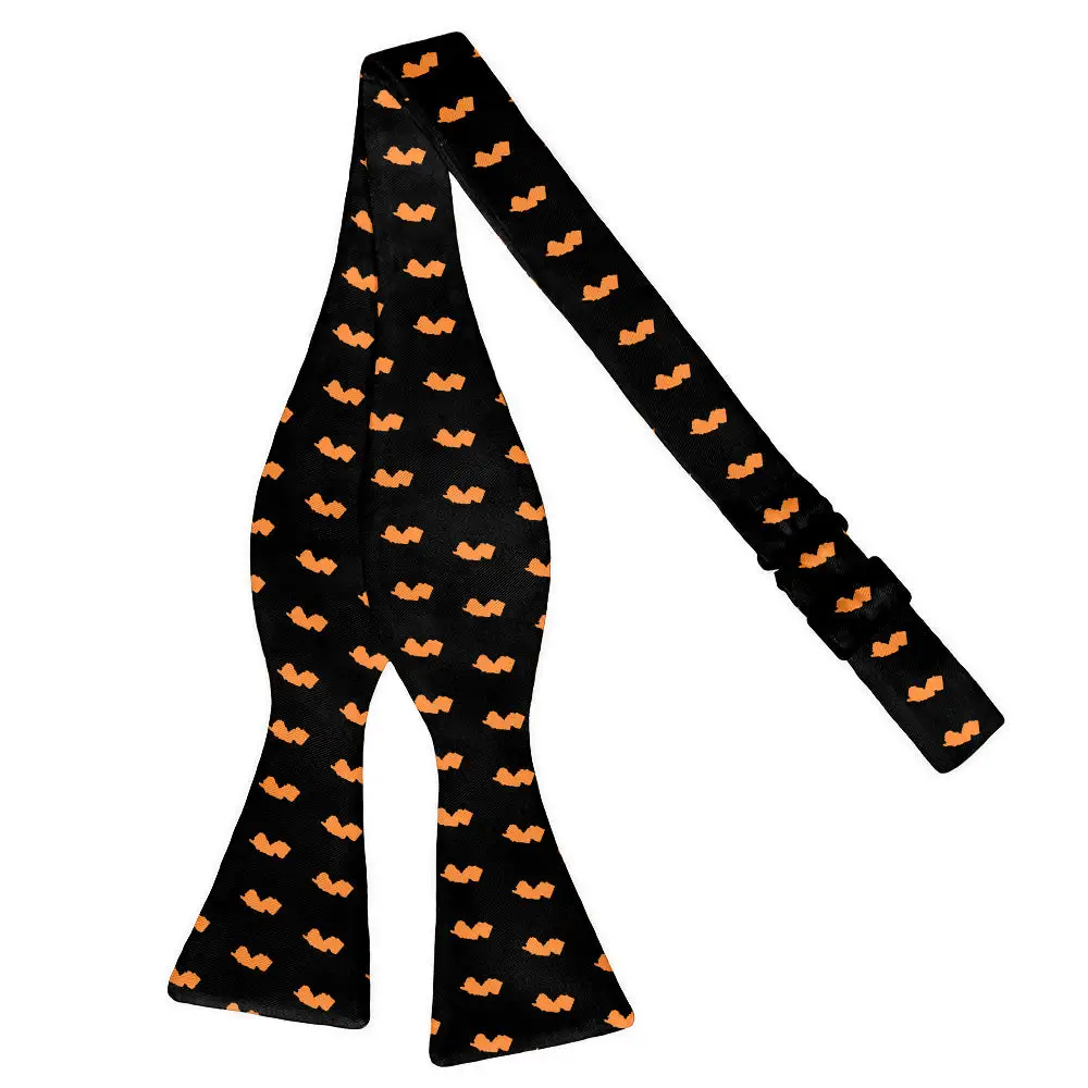 Stylish Outline Motif Bow Tie