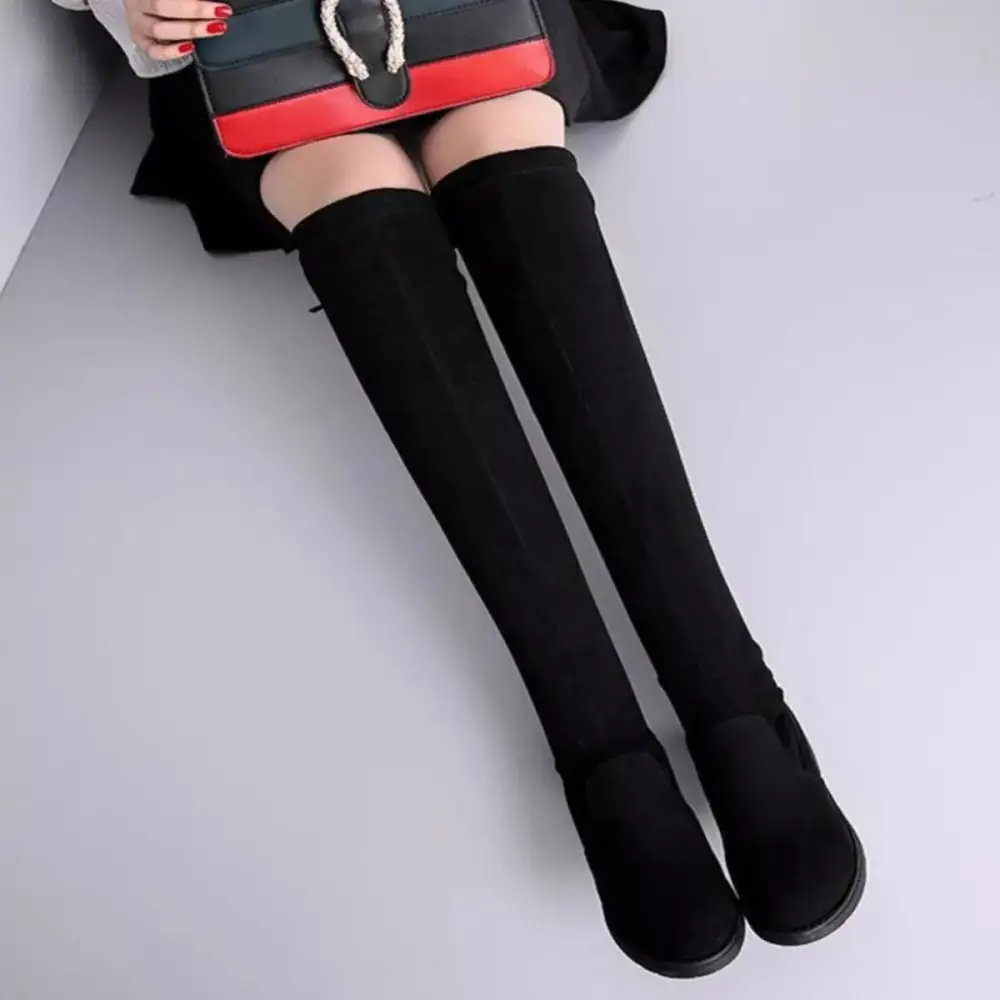 Over Knee Block Heel Boots