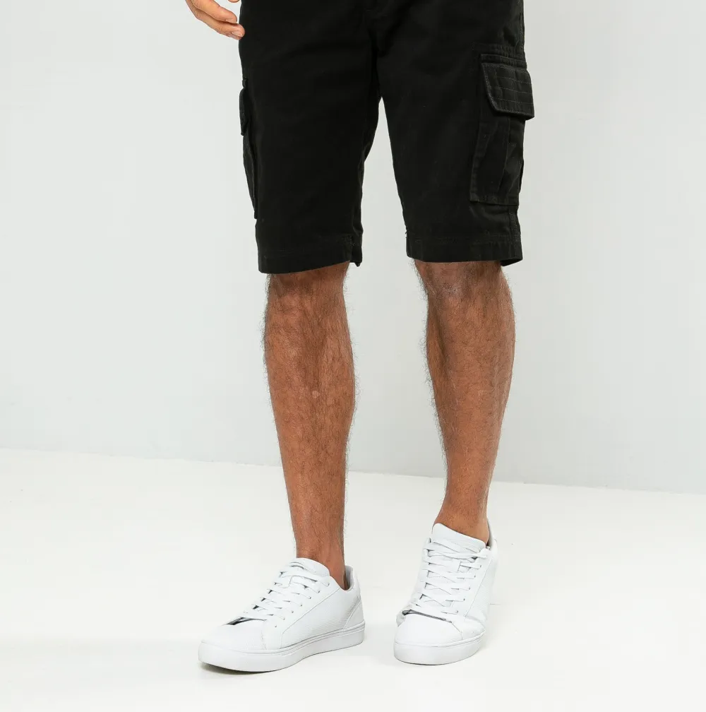 Men's Black Cargo Shorts