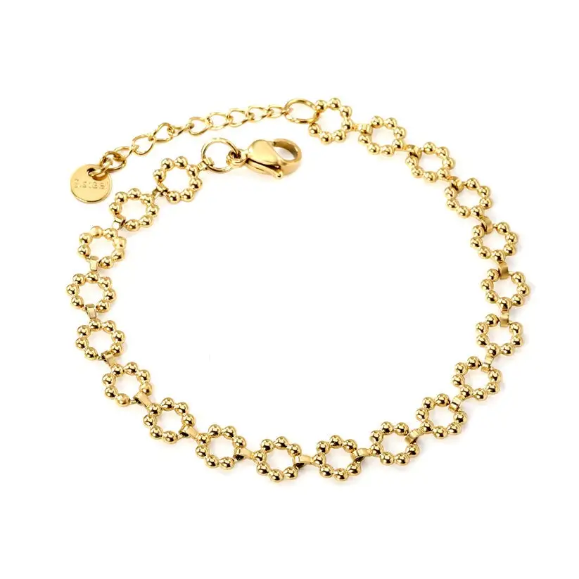 Daisy Chain Plated Bracelet