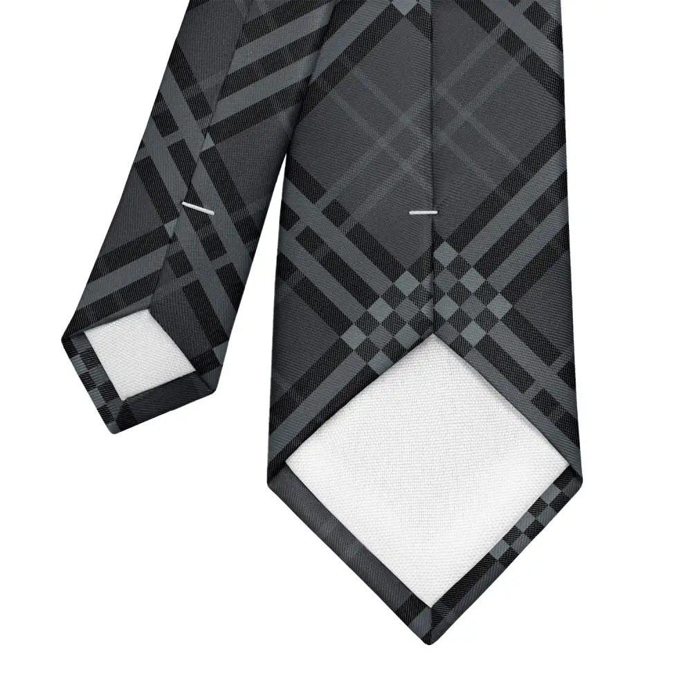 Refined Plaid Expression Necktie