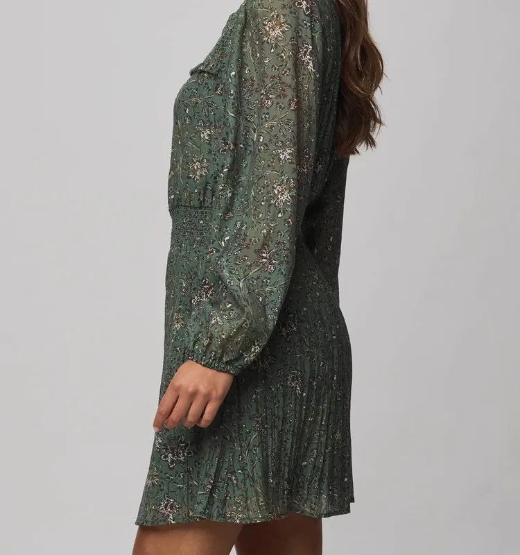 Easy Textured Floral Dress