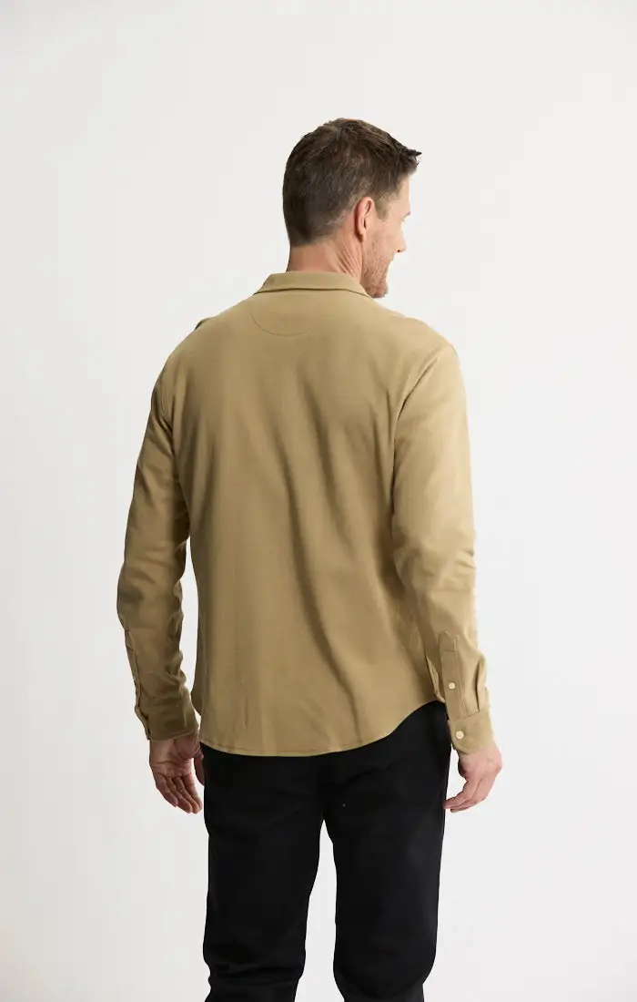 Long Sleeve Cotton Double Face Shirt