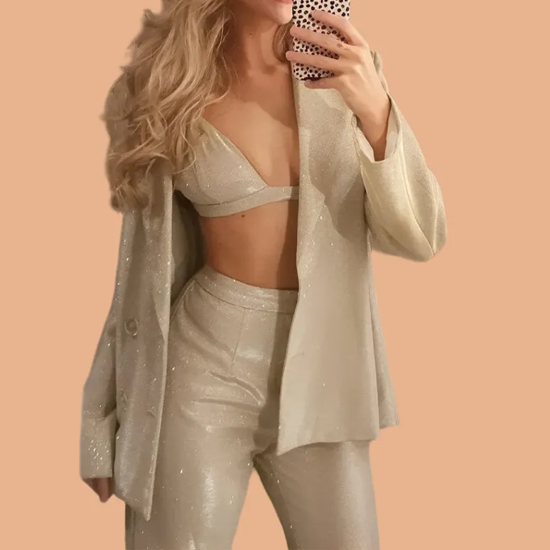 Dazzling Jacket and Top Set