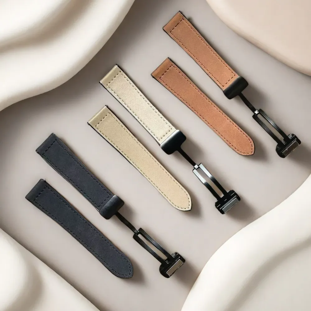 Leather Watch Strap Replacement Band – Classic Adjustable Wristband
