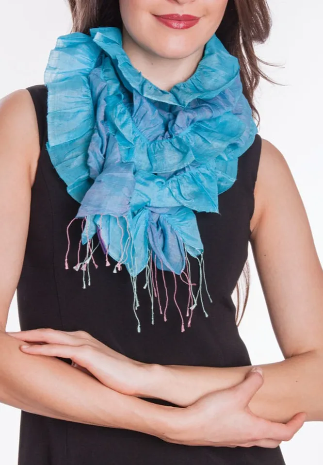 Lightweight Cotton Silk Scarf