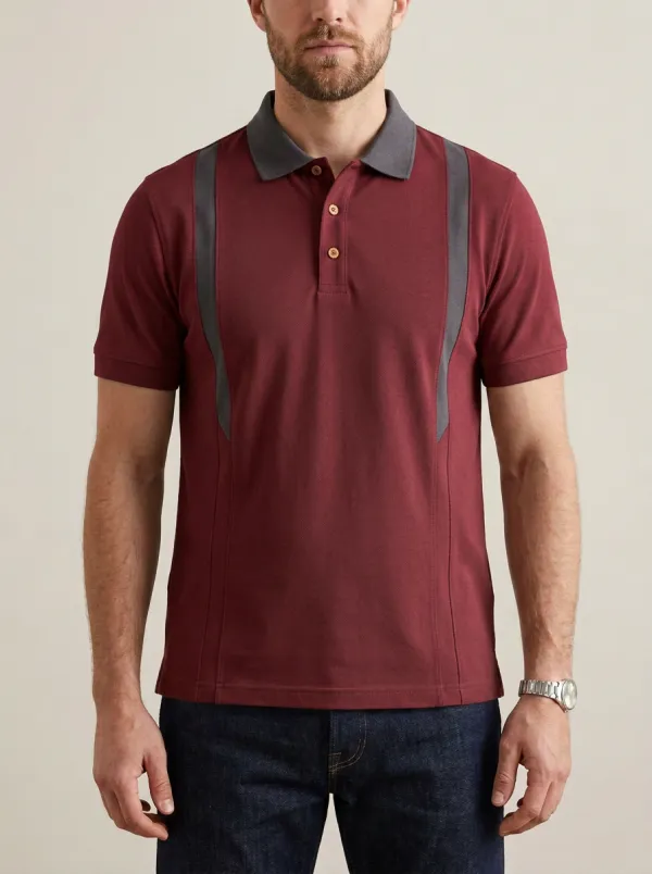 Men's Classic Everyday Casual Printed Polo Shirt