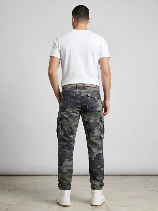 Hardwearing-Look Camouflage Tactical Camouflage Cargo Pants