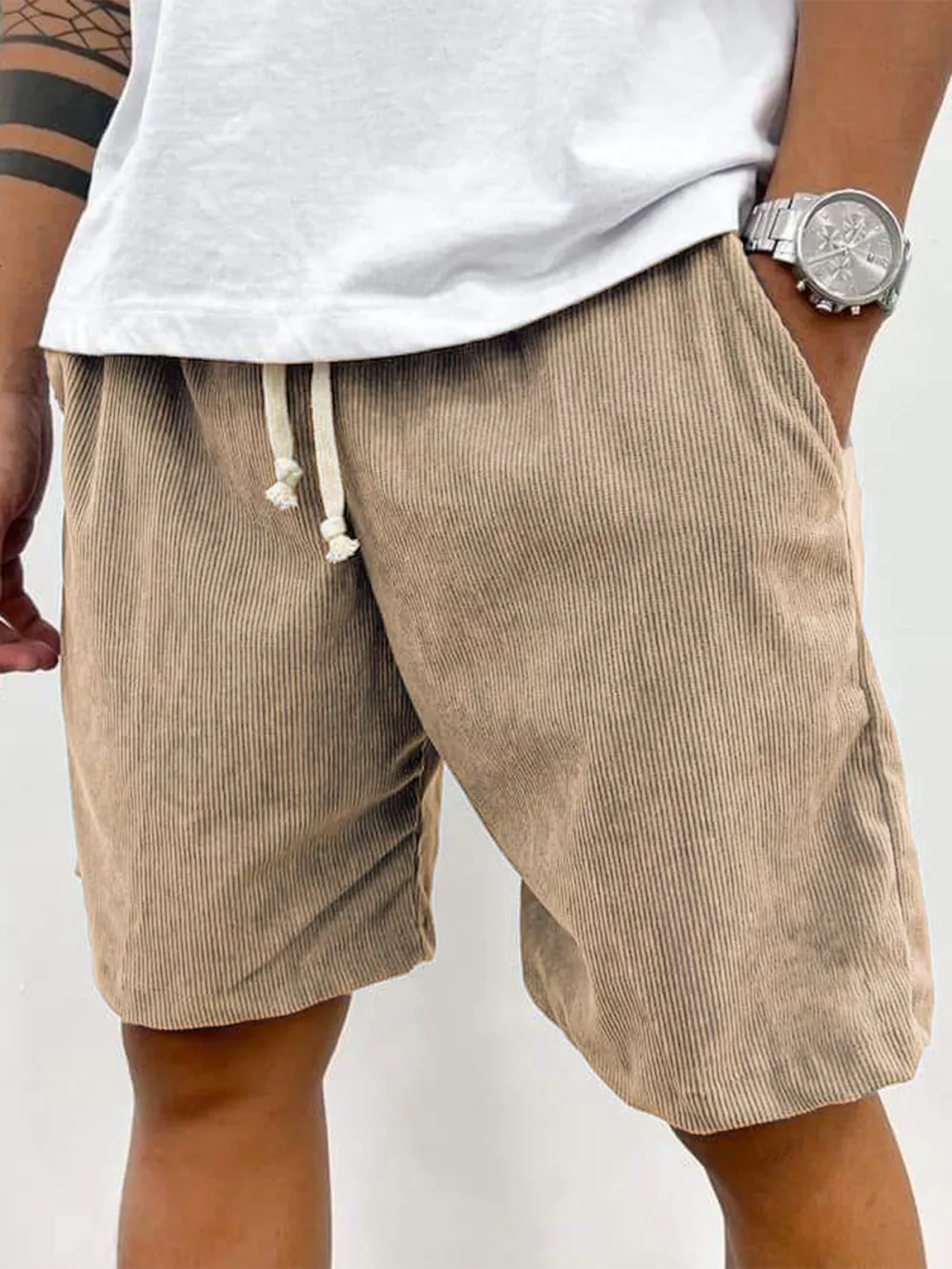 Corduroy Pull On Shorts