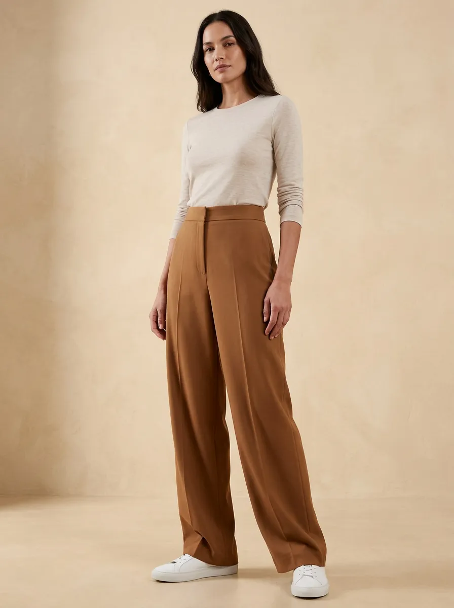 Easy-Wear Wide-Leg Casual Casual Wide Leg Pants