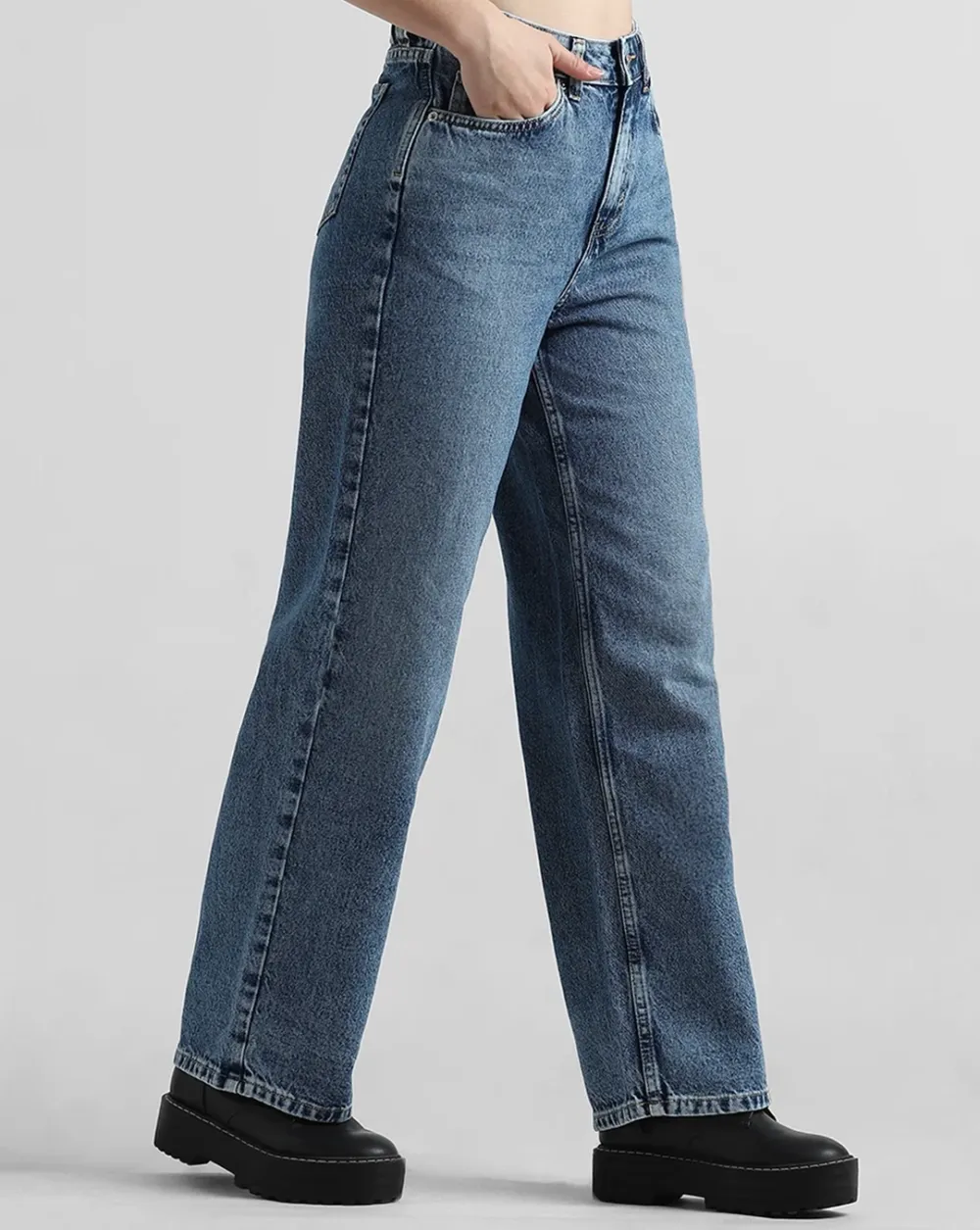 Blue High Rise Jeans