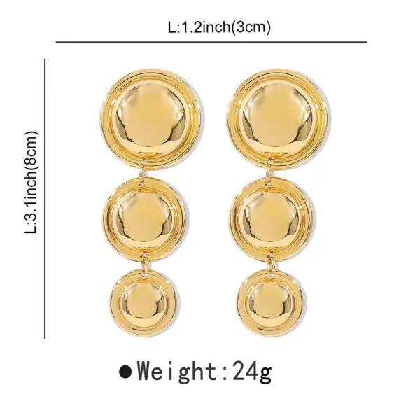 Artful Geometric Statement Earrings