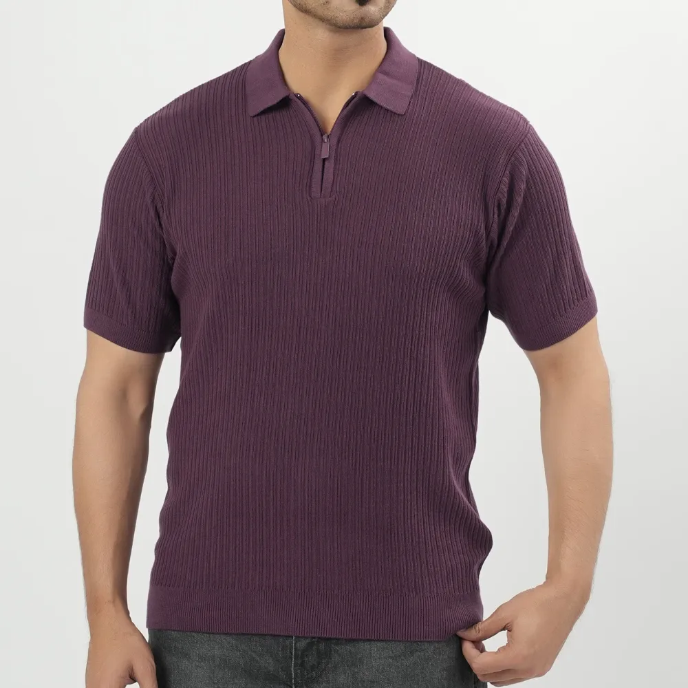Men's Refined Regular Fit Polo Collar T-Shirt