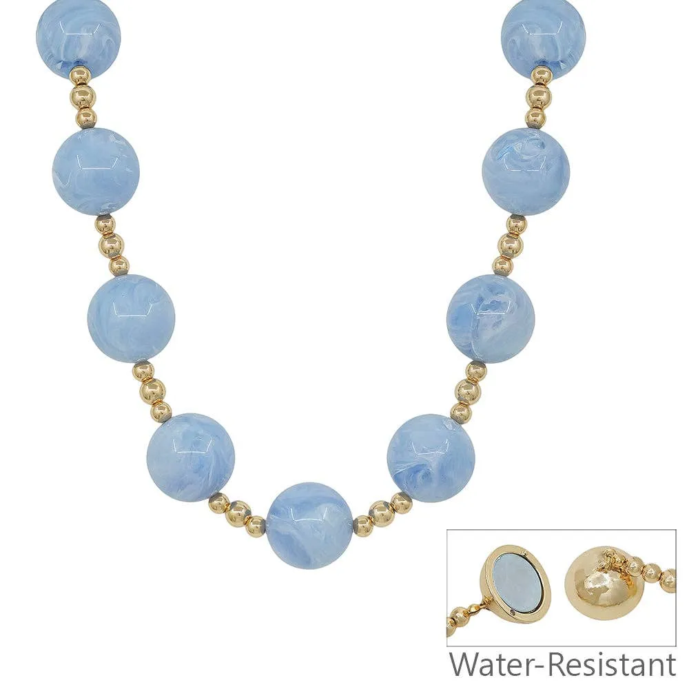 Linked Water Resista Necklace