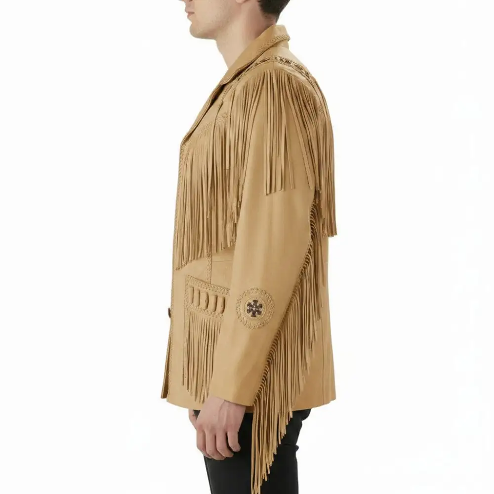 Classic Suede Western Fringe Jacket