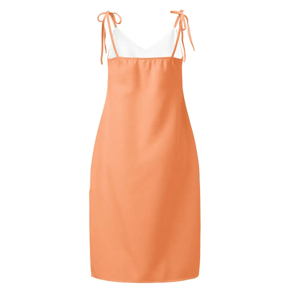 Serene Graphic Tie Strap Midi Dress
