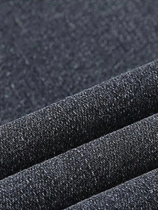Women's Elasticity Waist Stretchy Loose Plain Denim Jeans