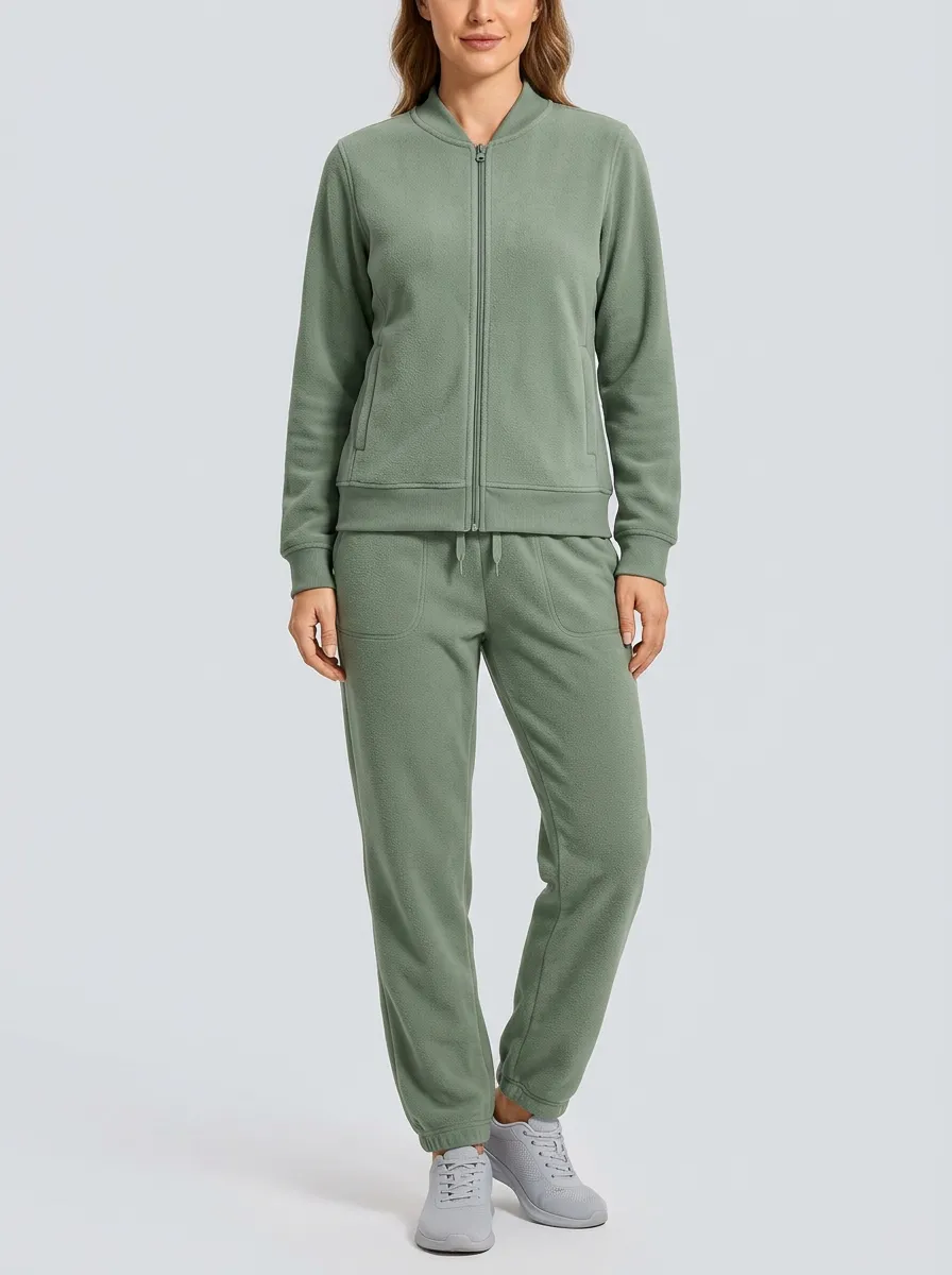 Women's Zip-Up Bomber Lounge Set
