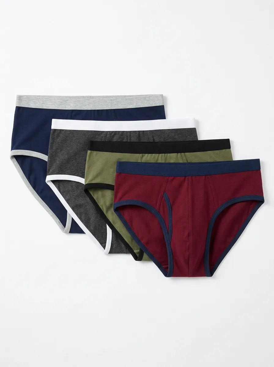 Men's Everyday Contrast-Trim Brief Multipack