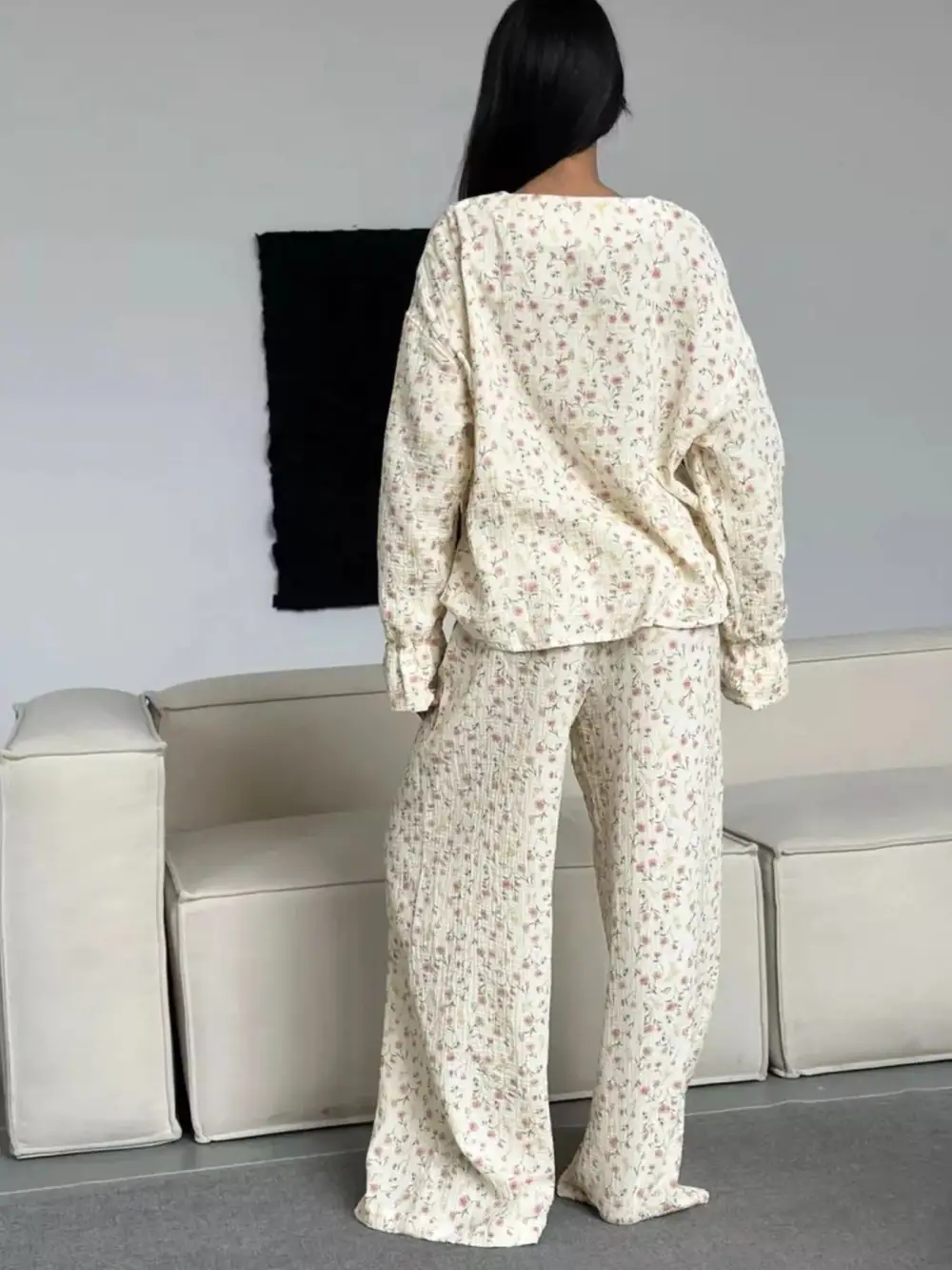 Comfortable Everyday Pajama Set White